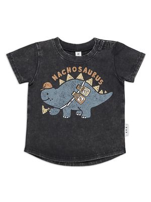 Baby Boy's,Little Boy's & Boy's Nachosaurus T-Shirt - Vintage Black - Size 3 Months - Vintage Black - Size 3 Months