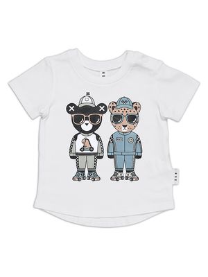 Baby Boy's, Little Boy's & Boy's Racer Pals T-Shirt - White - Size 1 - White - Size 1