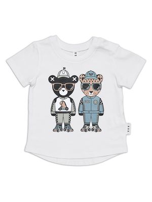 Baby Boy's, Little Boy's & Boy's Racer Pals T-Shirt - White - Size 3 Months - White - Size 3 Months