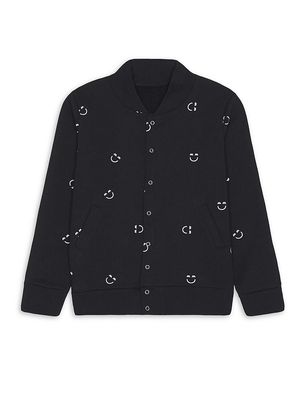 Baby Boy's,Little Boy's & Boy's The Classic Bomber Jacket - Black All Over - Size 18 Months - Black All Over - Size 18 Months
