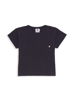 Baby Boy's Logo Pocket T-Shirt - Navy - Size 6 Months - Navy - Size 6 Months