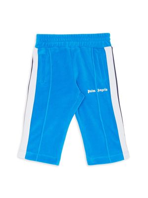 Baby Boy's Logo Track Pants - Light Blue White - Size 18 Months