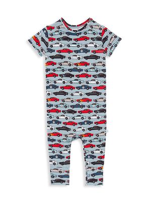 Baby Boy's Miles Car Print Short-Sleeve Jumpsuit - Size Newborn - Size Newborn