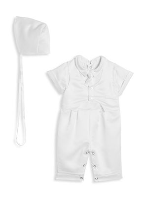 Baby Boy's Mock Occasion Suit - White - Size 3 Months - White - Size 3 Months