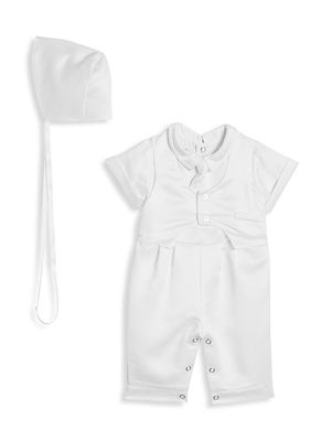 Baby Boy's Mock Occasion Suit - White - Size 6 Months - White - Size 6 Months