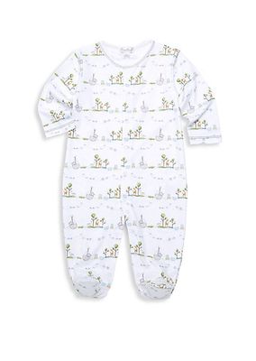 Baby Boy's Noah's Ark Pima Cotton Footie