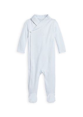 Baby Boy's Organic Cotton Footed Coverall