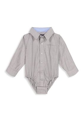 Baby Boy's Poplin Button-Down Shirtzie