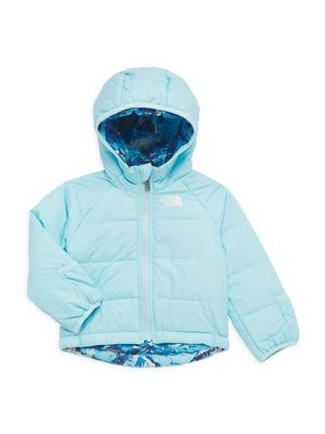 Baby Boy's Reversible Perrito Hooded Jacket - Blue - Size 3 Months - Blue - Size 3 Months