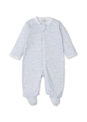 Baby Boy's Sheep Print Footie