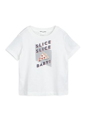 Baby Boy's 'Slice Slice Baby' Pizza Graphic T-Shirt - Off White - Size 3 Months - Off White - Size 3 Months