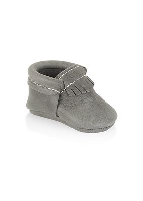 Baby Boy's Slip-On Soft Sole Moccasin Booties