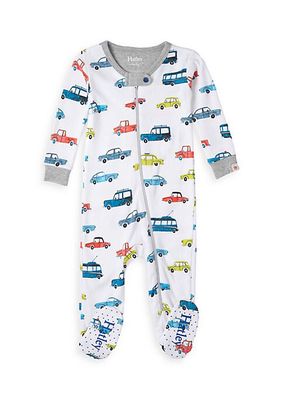 Baby Boy's Vehicles In The City Footie