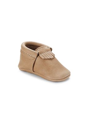 Baby Boy's Weathered City Leather Soft Sole Moccasins