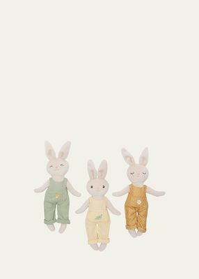 Baby Bunny Trio Stuffed Toys