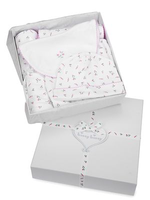 Baby Girl's 5-Piece Floral-Print Gift Set - Size 3 Months