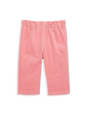 Baby Girl's & Girl's Corduroy Paperbag Pants - Pink - Size 6 Months