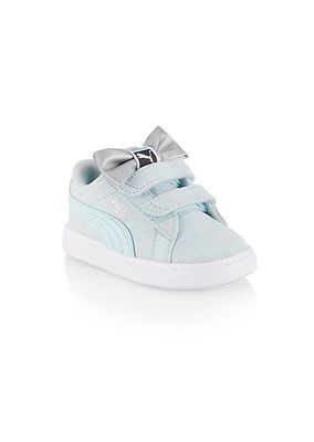 Baby Girl's & Little Girl's Bow Suede Low-Top Sneakers