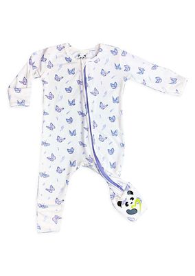 Baby Girl's & Little Girl's Butterfly Convertible Footie