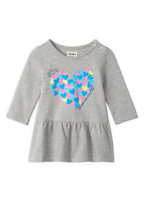 Baby Girl's & Little Girl's Cheerful Heart Baby Dress