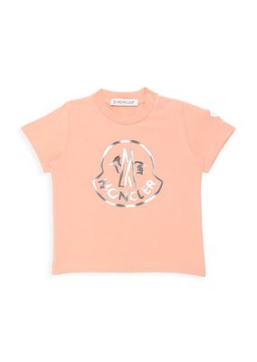 Baby Girl's & Little Girl's Foil Stamp Logo T-Shirt