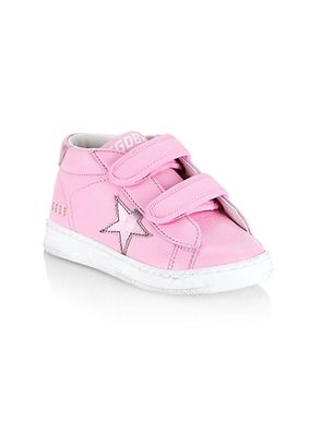 Baby Girl's & Little Girl's June Laminated Star And Heel Sneakers