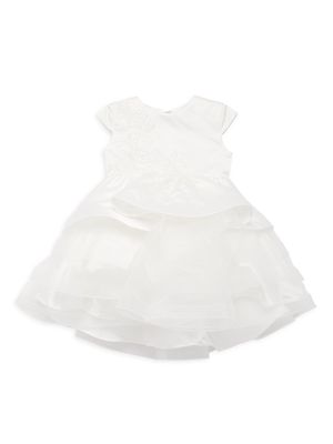 Baby Girl's & Little Girl's Lace & Tulle Dress - Ivory - Size 2 - Ivory - Size 2