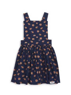 Baby Girl's & Little Girl's Pinafore Dress - Navy - Size 18 Months - Navy - Size 18 Months