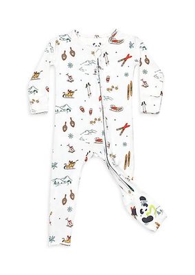 Baby Girl's & Little Girl's Vintage Holiday Convertible Footie
