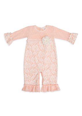 Baby Girl's Avery Grace Lace Coveralls