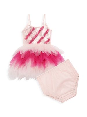 Baby Girl's Bebe Chi Chi Tutu Dress - Pink - Size 3 Months