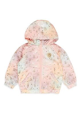 Baby Girl's, Little Girl's & Girl's Cloud Bear Rain Jacket