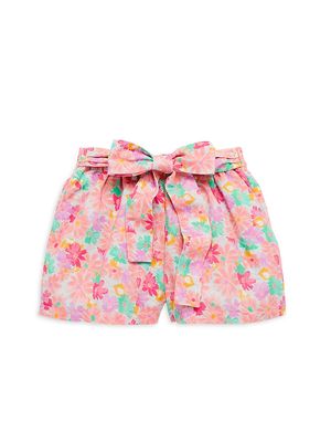 Baby Girl's, Little Girl's & Girl's Daisy Floral Shorts - Pink Floral - Size 10 - Pink Floral - Size 10