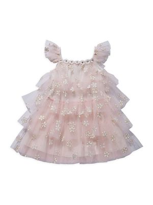 Baby Girl's, Little Girl's & Girl's Daisy Layered Tutu Dress - Pink - Size 2 - Pink - Size 2
