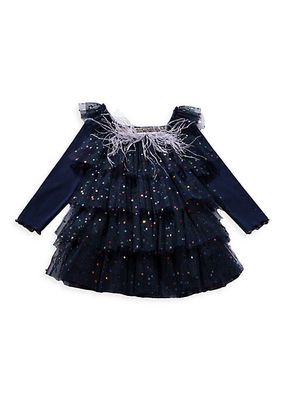 Baby Girl's,Little Girl's & Girl's Dot Tiered Tutu Dress