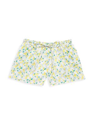 Baby Girl's, Little Girl's & Girl's Floral Shorts - White Combo - Size 10 - White Combo - Size 10