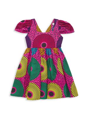 Baby Girl's, Little Girl's & Girl's Oye Geometric Dress - Size 12 Months - Size 12 Months