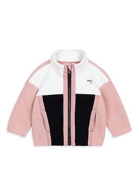 Baby Girl's, Little Girl's & Girl's Polar Fleece Colorblock Jacket