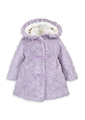 Baby Girl's, Little Girl's & Girls Ruffle Hood Coat
