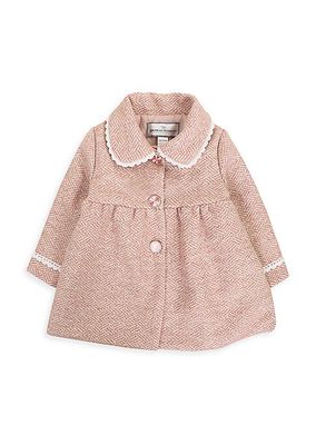 Baby Girl's, Little Girl's & Girl's Scallop Jewel Coat