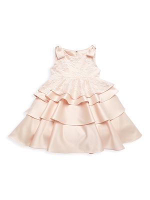 Baby Girl's, Little Girl's & Girl's Sleeveless Tiered Dress - Ivory Petal - Size 12 Months