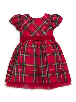 Baby Girl's,Little Girl's & Girl's Tartan Plaid Taffeta Dress - Red Plaid - Size 4