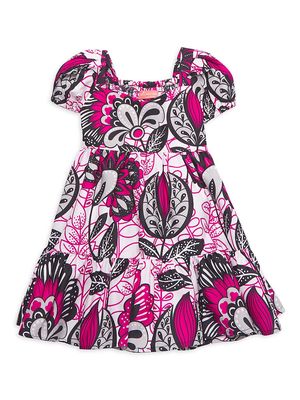 Baby Girl's,Little Girl's & Girl's Tosin Printed Dress - Pink - Size 2 - Pink - Size 2
