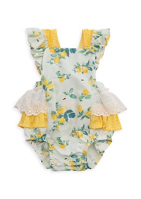 Baby Girl's Lucy's Lemonade Sunsuit