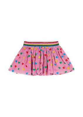 Baby Girl's Party Hearts Tulle Skirt