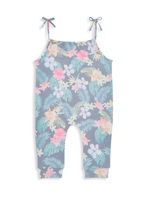 Baby Girl's Rio Floral Jumpsuit - Rio Floral - Size 3 Months - Rio Floral - Size 3 Months
