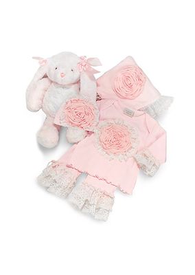 Baby Girl's Rose Lullaby 5-Piece Gift Set