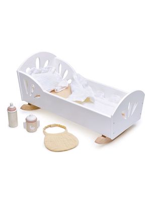 Baby Girl's Sweet Swan Dolly Bed