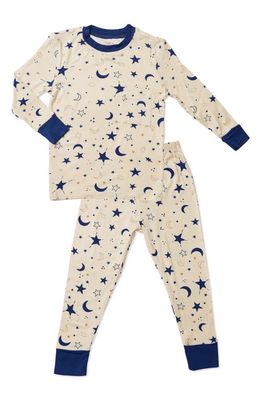 Baby Grey by Everly Grey Everly Grey Kids' Fitted Two-Piece Pajamas in Twinkle 