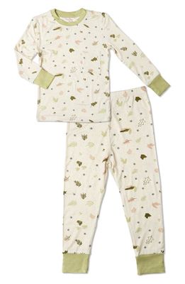 Baby Grey by Everly Grey Fitted Two-Piece Pajamas in Nature